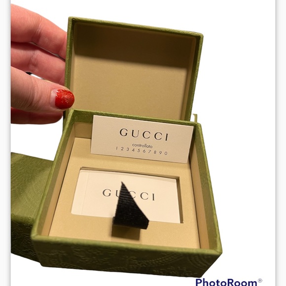 Gucci Ring Empty Box, Ribbon and Gucci Flora Card - Picture 2 of 6